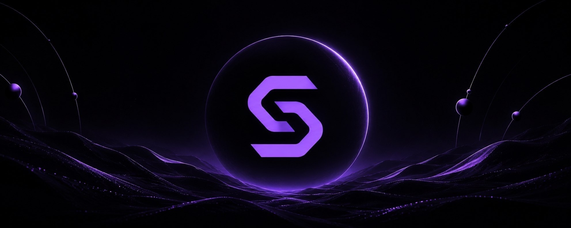 SILQO intelligence core surrounded by purple signal paths